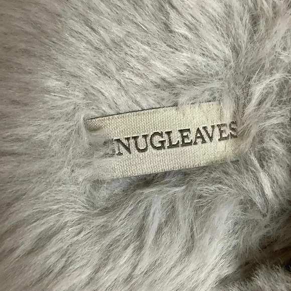 2/$30 SNUGLEAVES Grey Cozy Mule Slippers Size 7/8 - Picture 3 of 11